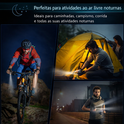 luva LED mãos livres