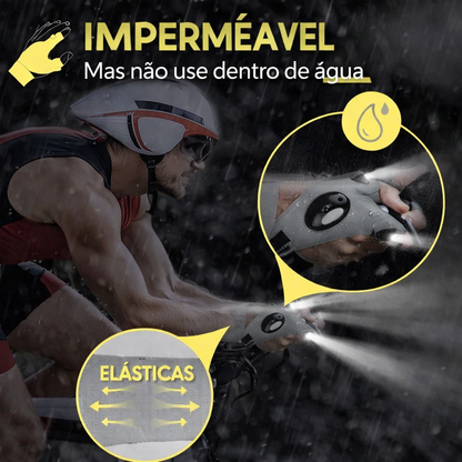 luva LED mãos livres