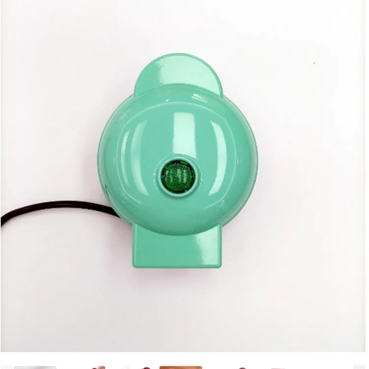 Customizable Mini Waffle Maker - 5 Colors, Easy Clean