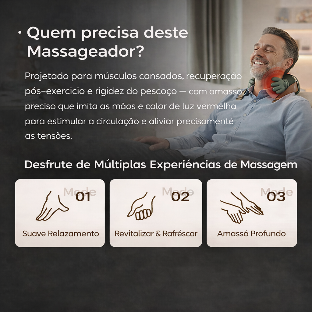 O melhor massageador cervical portáti