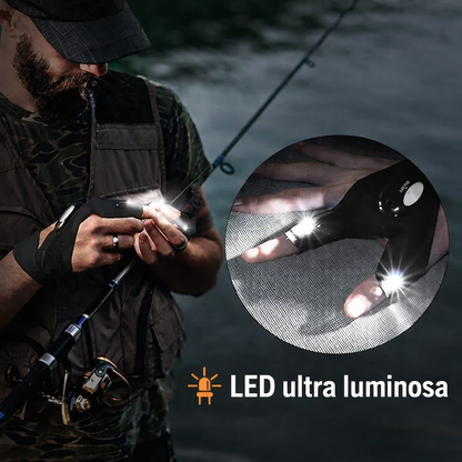 luva LED mãos livres