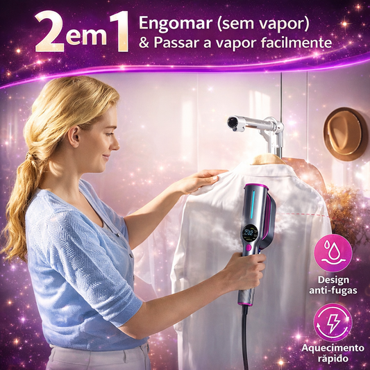 Ferro a vapor portátil para roupas