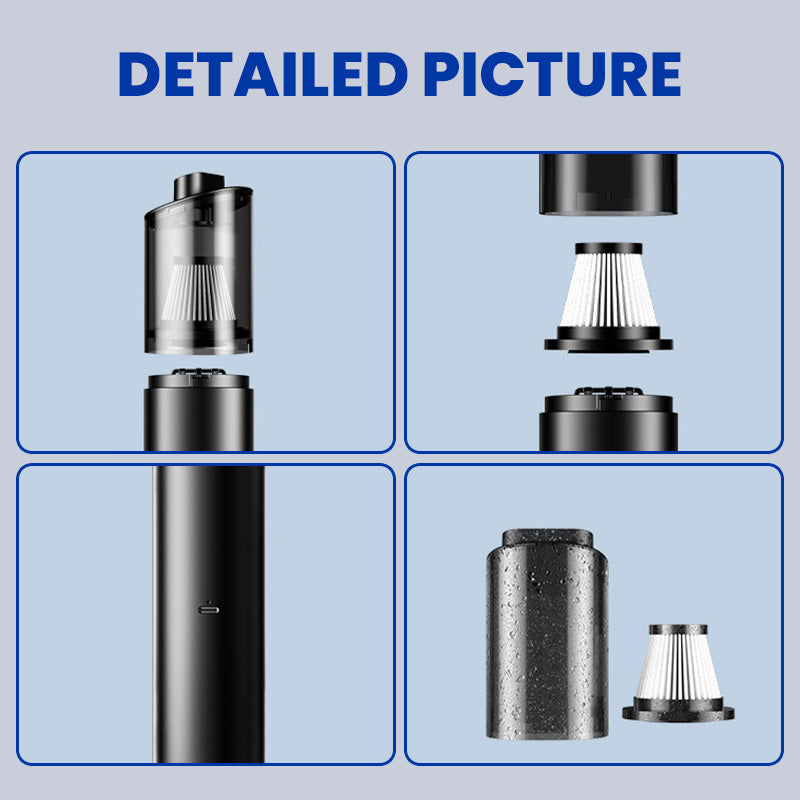 Aspirador Portátil Sem Fios para Carro & Casa